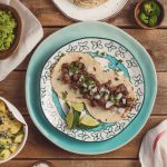 baked flatbread on plate